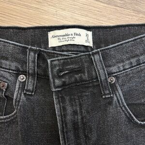 Abercrombie & Fitch Charcoal Denim Pants